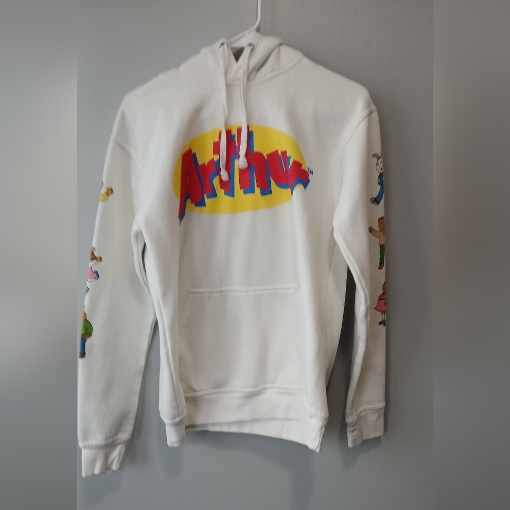 Arthur Cartoon Hoodie Womens Medium